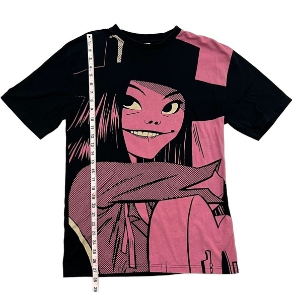 GFOOT Limited Edition Gorillas Pink Black Noodle Graphic T-shirt RARE Size Small - Picture 7 of 12